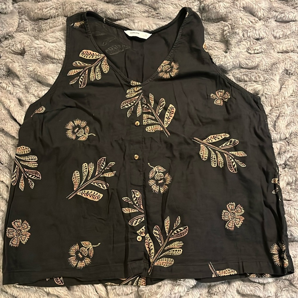 Sonoma button up blouse, rarely worn. Lightweight. Size XXL.